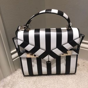 Henri Bendel rare stripe handbag